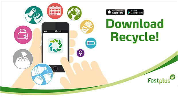 iTunes en Google Play recyclage app