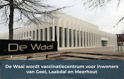 Locaties vaccinatiecentra Eerstelijnszone Zuiderkempen: De Waai (Geel) en De Zoerla (Westerlo)