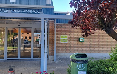 Nieuw AED-toestel aan sporthal Veerle