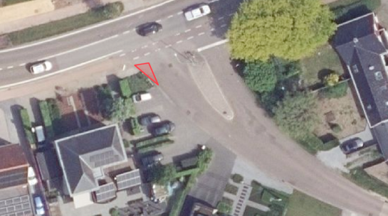 afbeelding kruispunt Kruisstraat - Oude Geelsebaan