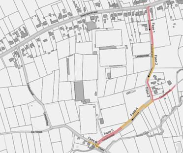 werken Lindestraat kaartweergave